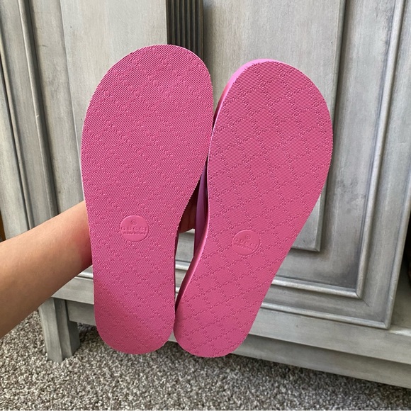 Gucci marmont flip flop sandals - Picture 6 of 8